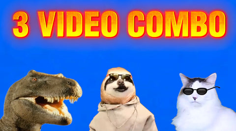 3 Custom Epic Birthday Song + Video COMBO