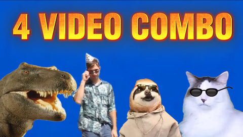 4 Custom Epic Birthday Song + Video COMBO